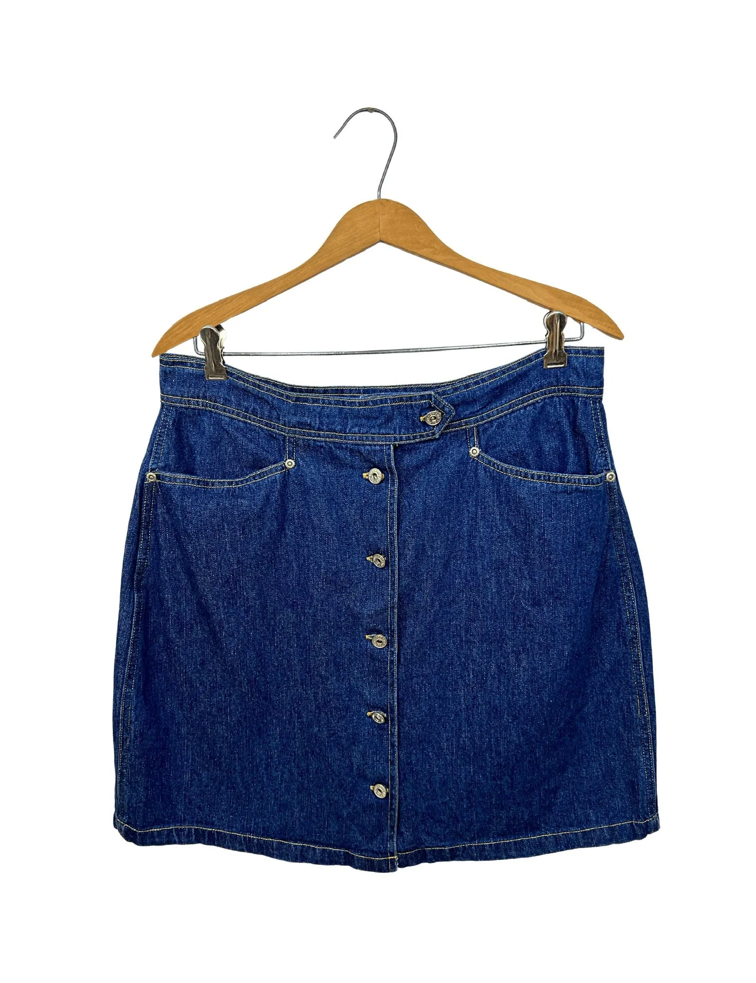 00s 00s On Fire Denim Jean Skirt with Pockets by On Fire