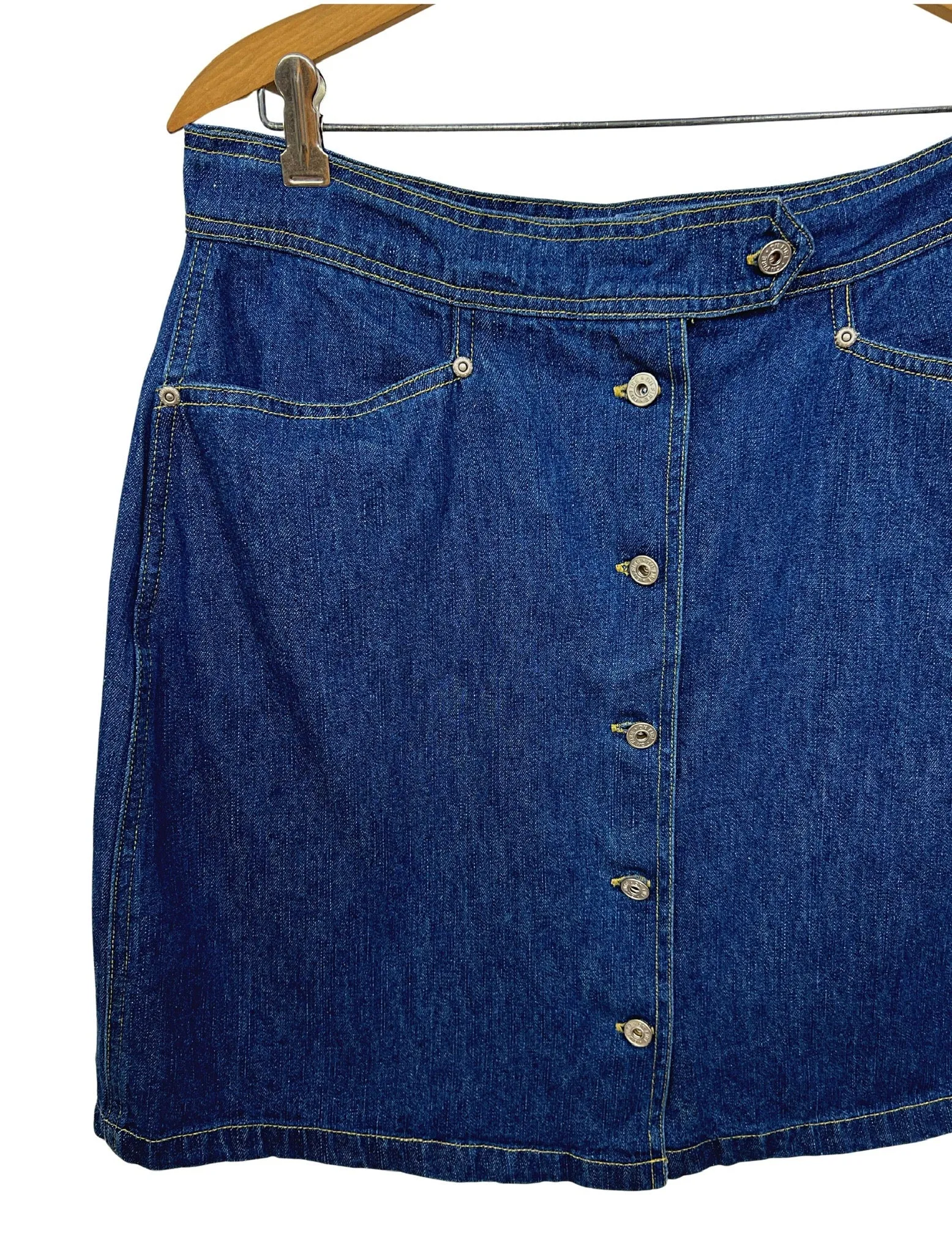 00s 00s On Fire Denim Jean Skirt with Pockets by On Fire