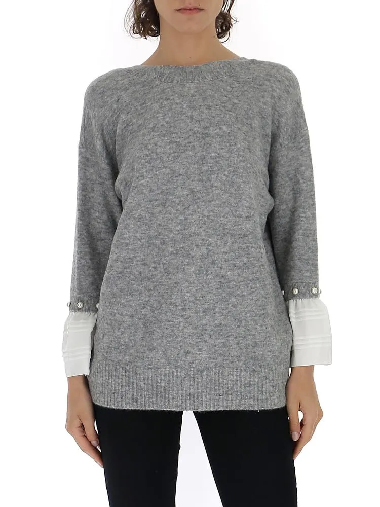 3.1 Phillip Lim V Back Knitted Sweatshirt
