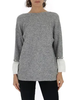 3.1 Phillip Lim V Back Knitted Sweatshirt