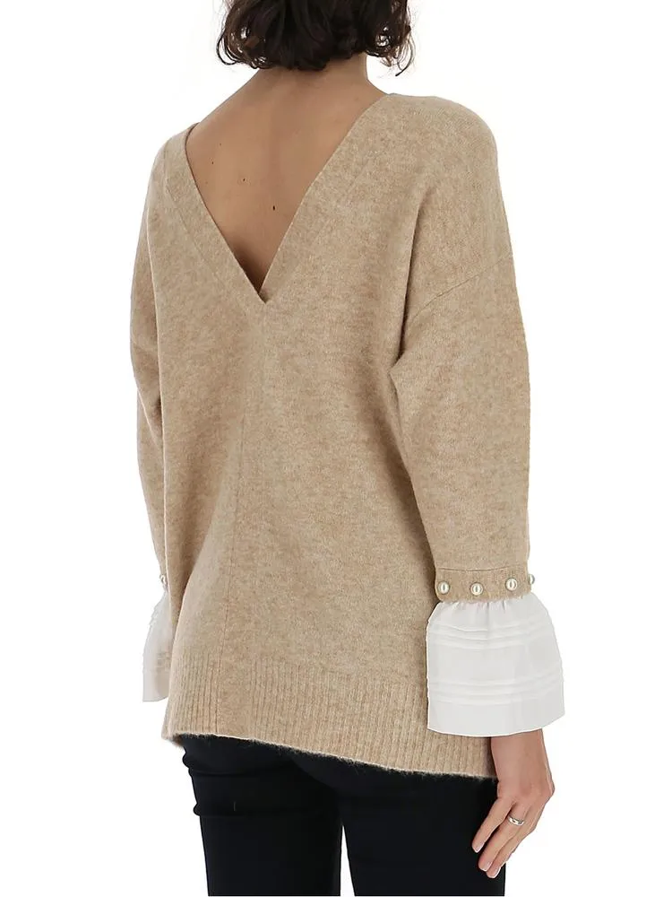 3.1 Phillip Lim V Back Knitted Sweatshirt
