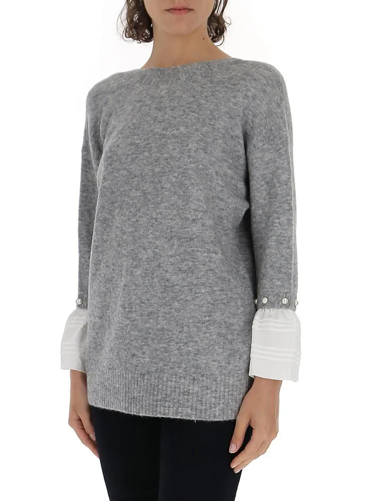 3.1 Phillip Lim V Back Knitted Sweatshirt