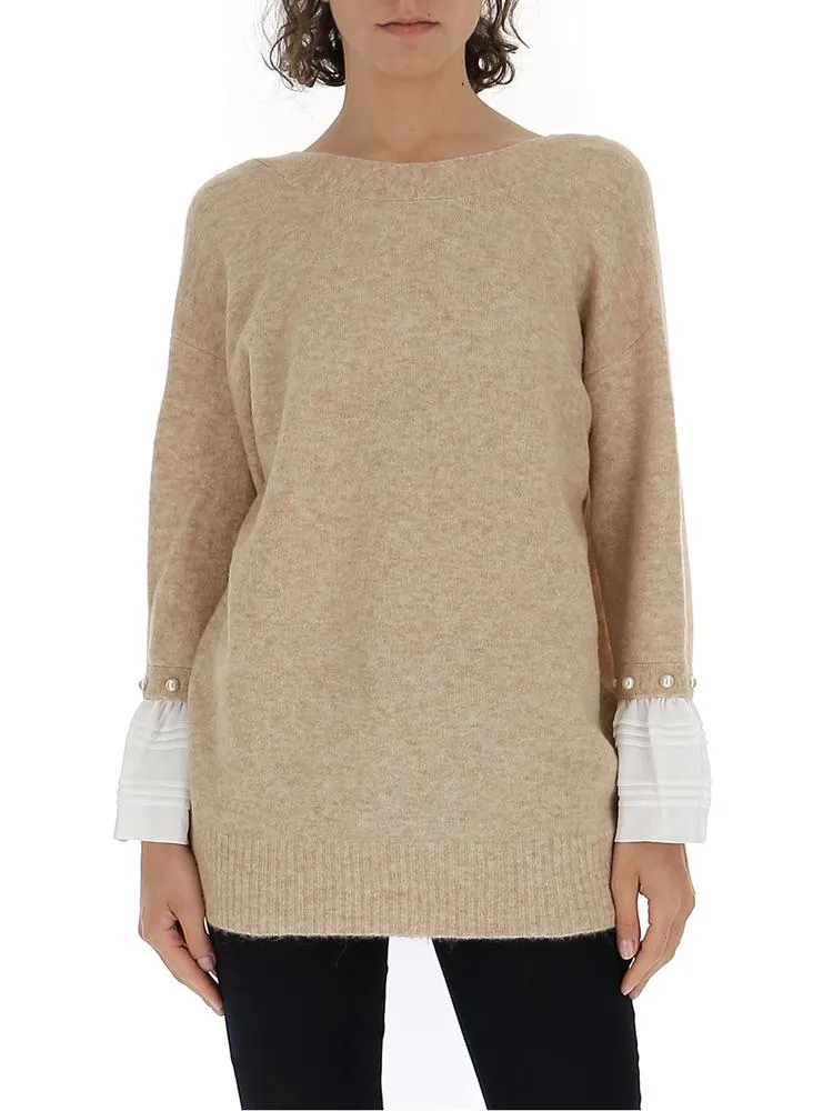 3.1 Phillip Lim V Back Knitted Sweatshirt