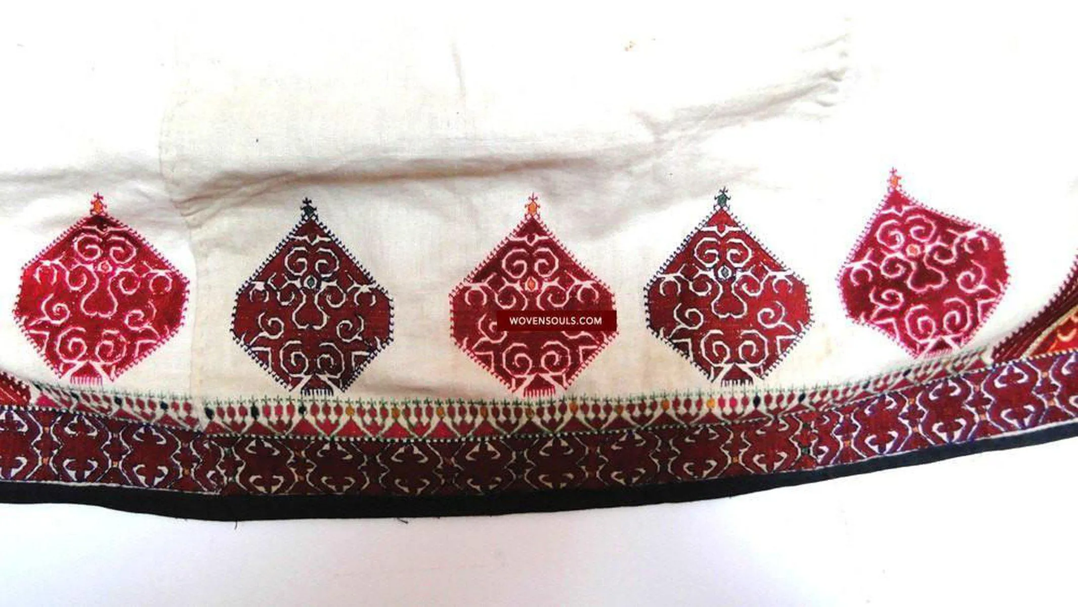 642 Antique Swat Valley Bridal Costume Handmade cotton