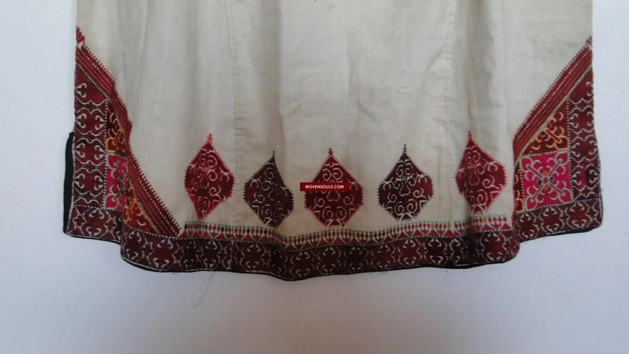 642 Antique Swat Valley Bridal Costume Handmade cotton