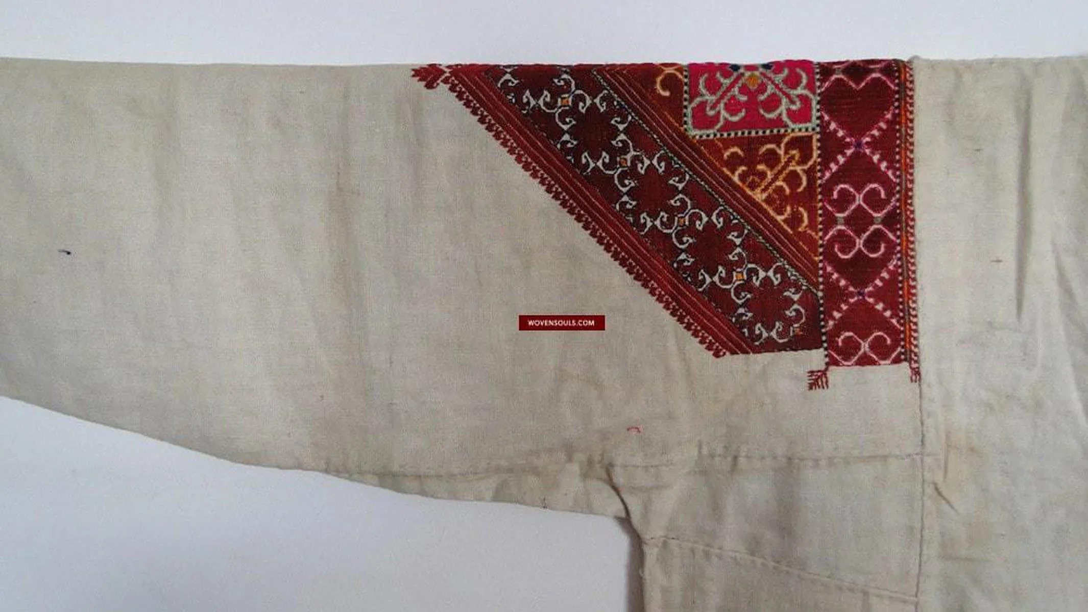 642 Antique Swat Valley Bridal Costume Handmade cotton