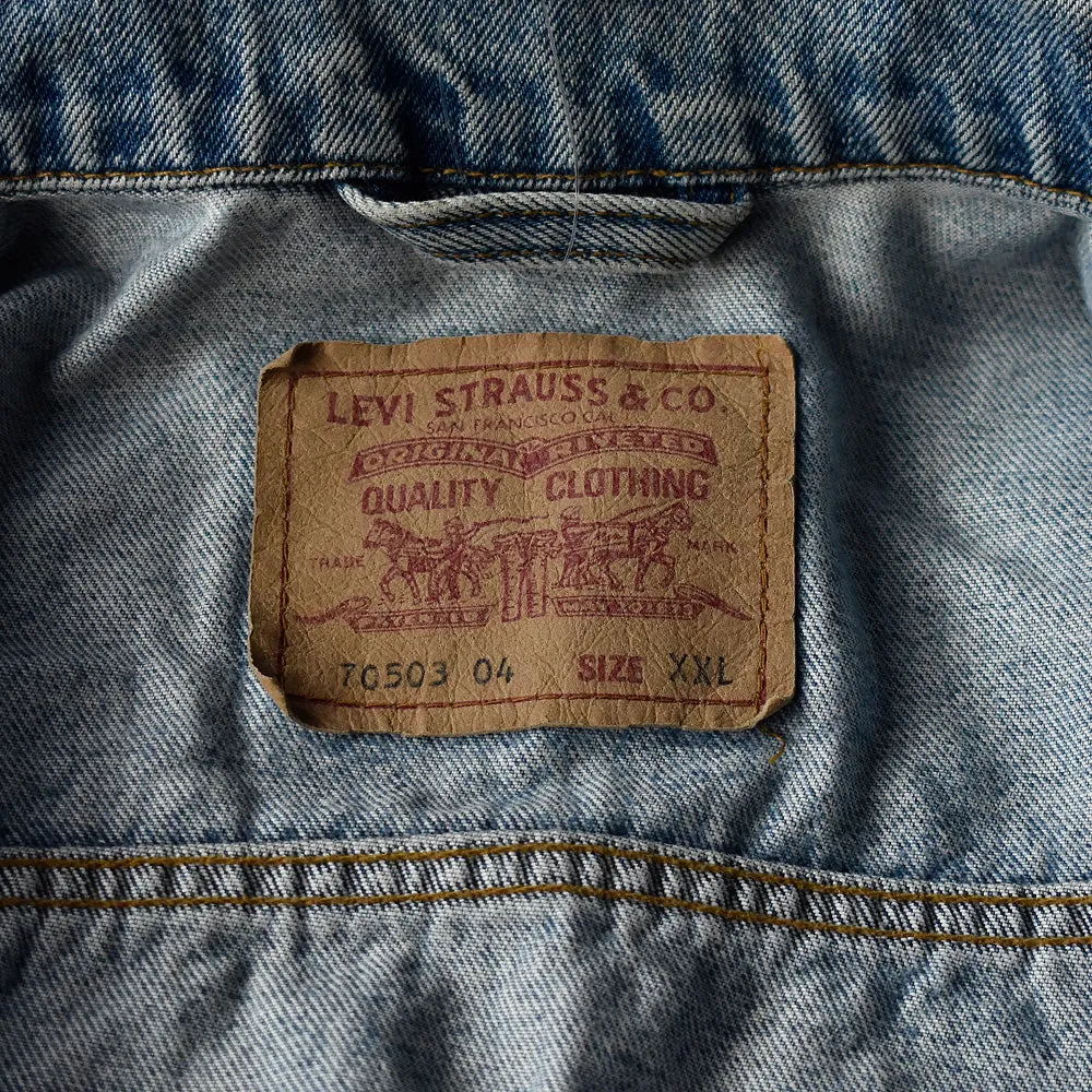 90's Levi's 70503-04 デニムジャケット XXL size！ 230926H