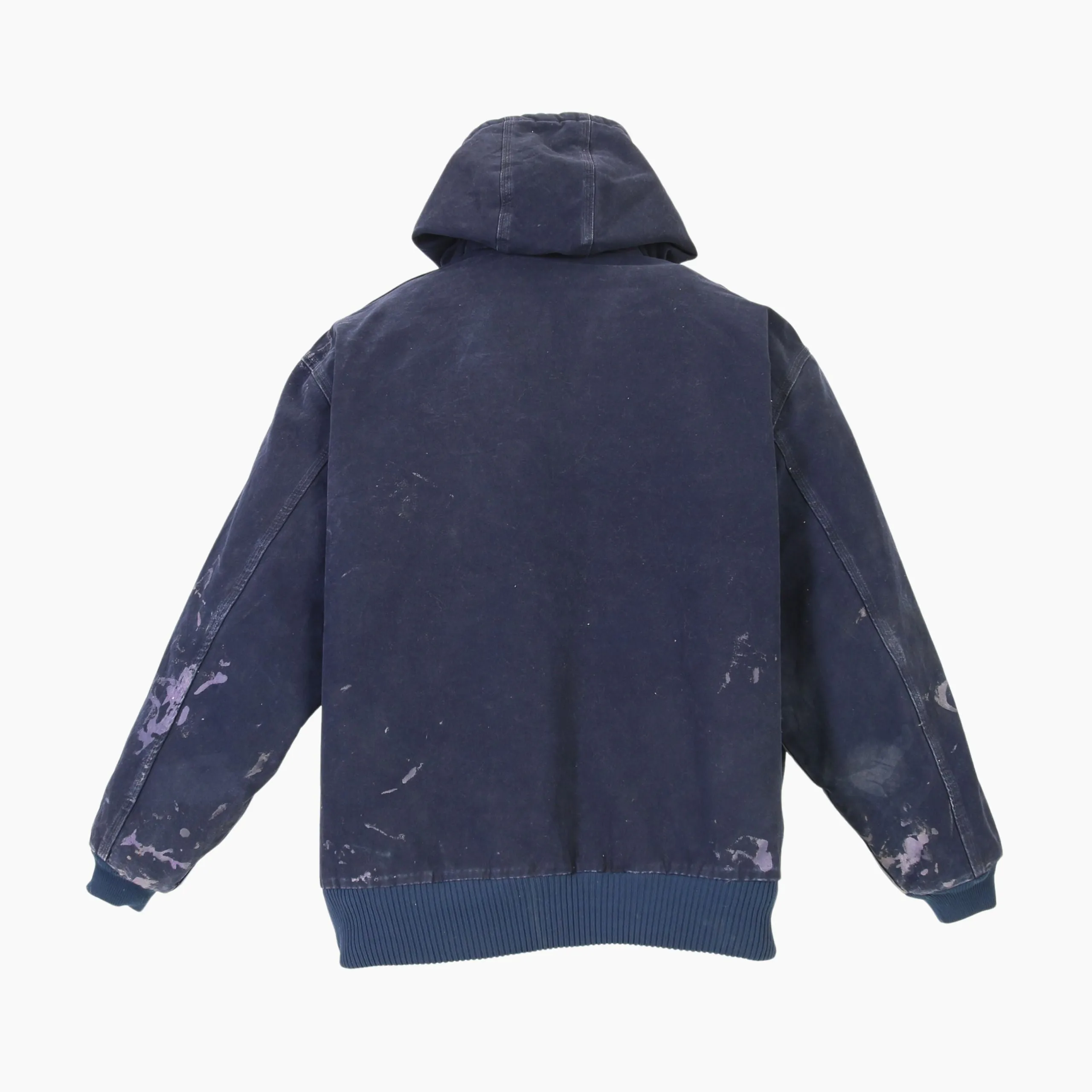 Active Hooded Jacket - Washed Navy