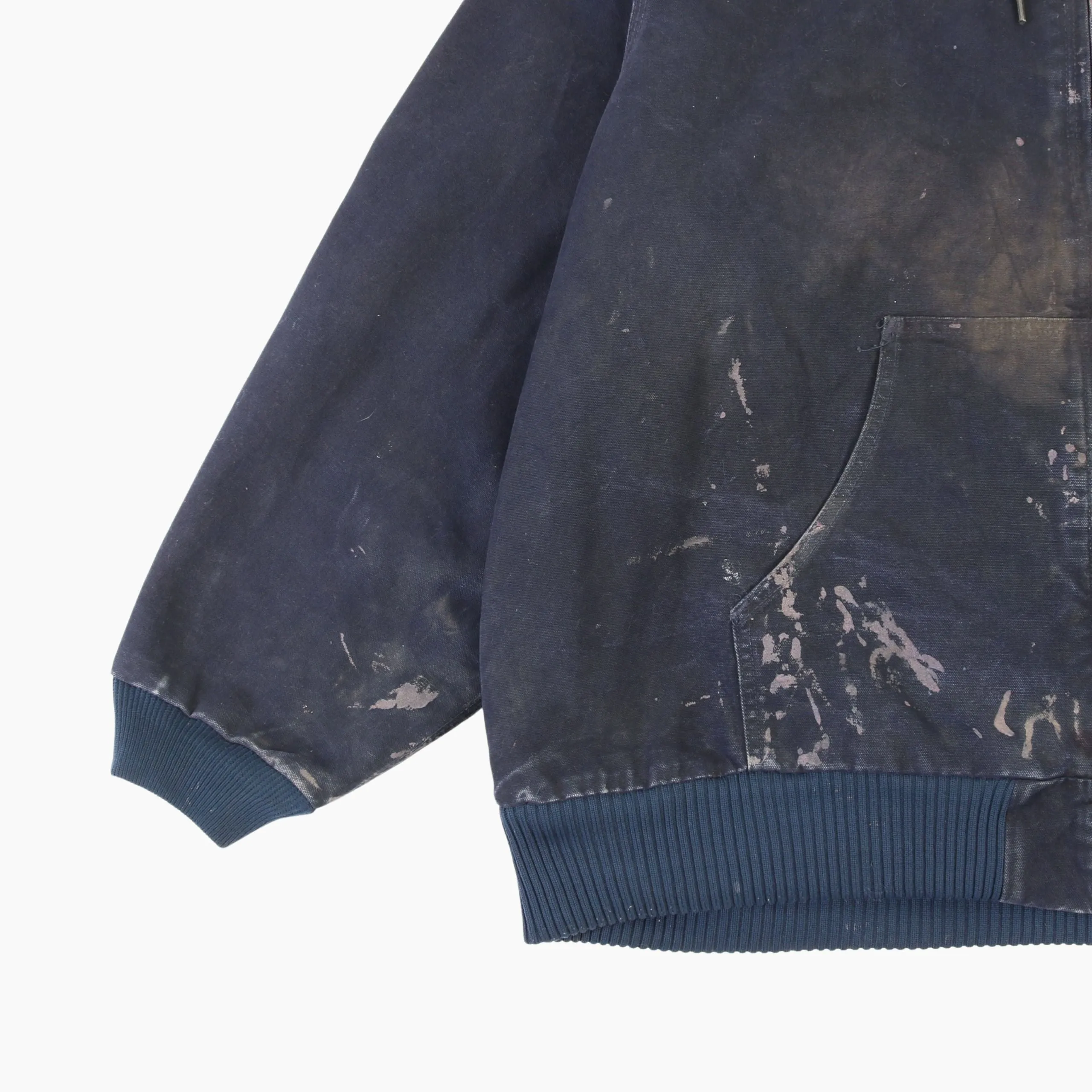 Active Hooded Jacket - Washed Navy
