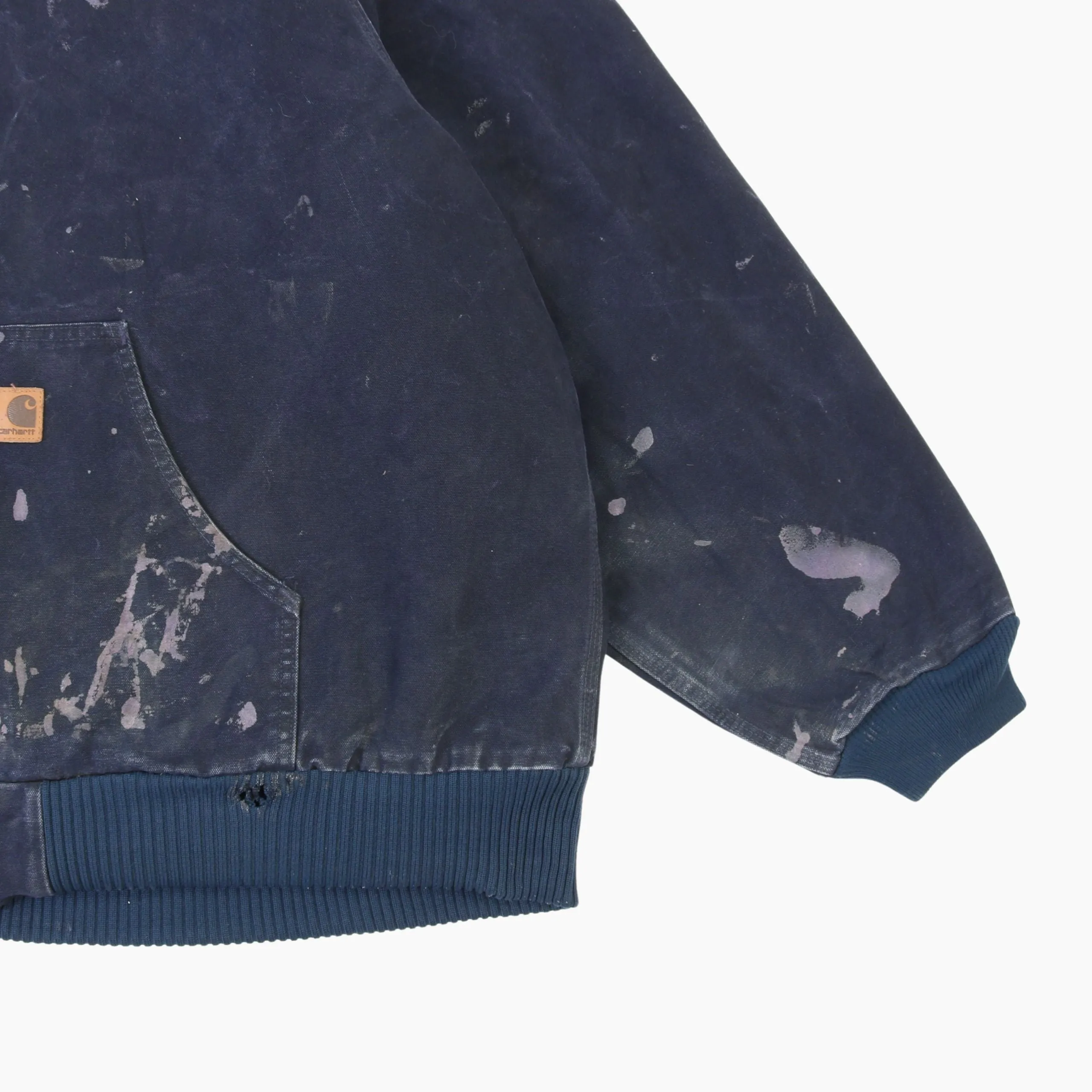 Active Hooded Jacket - Washed Navy