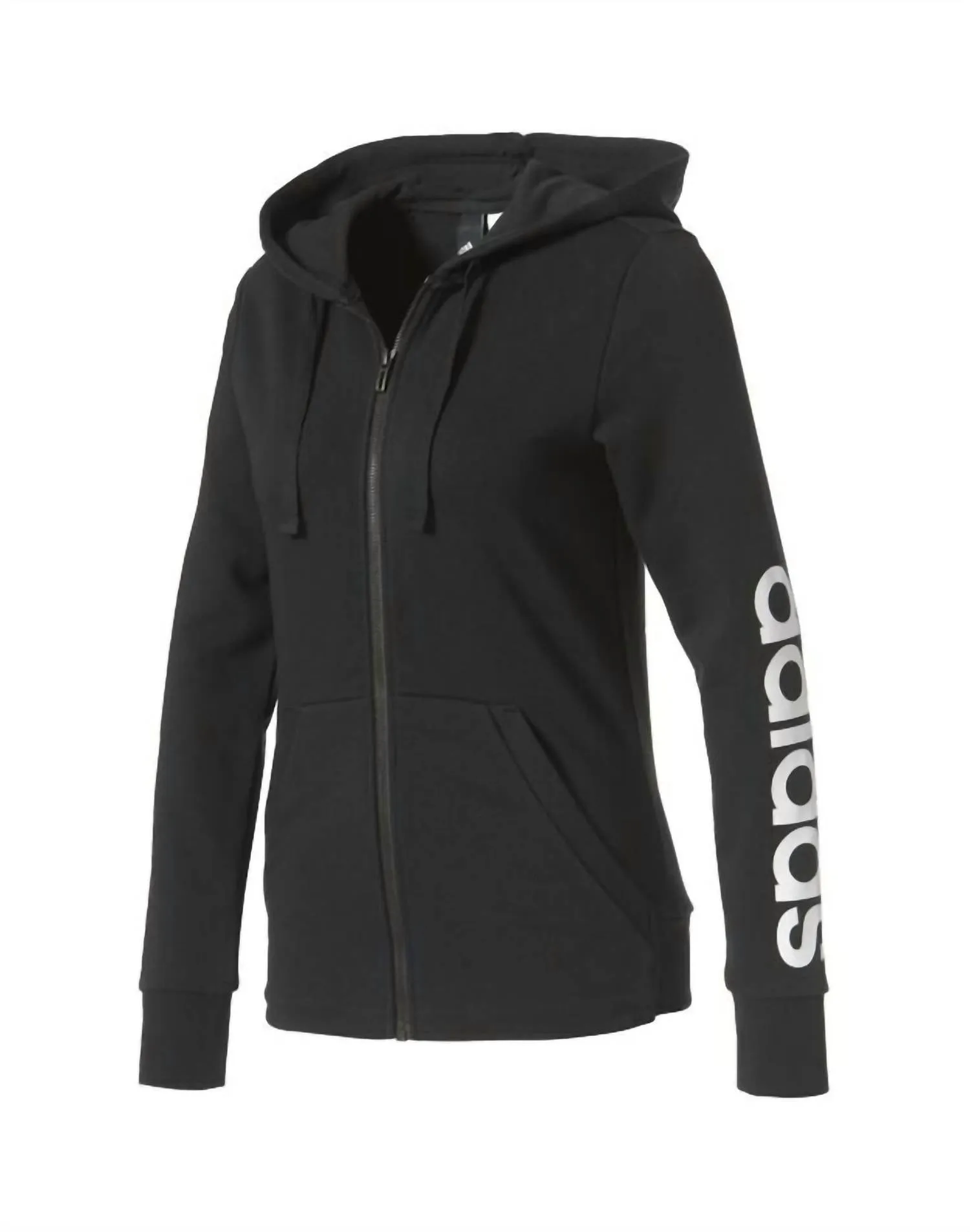 Adidas - Women's essential Linear Full Zip Logo Hoodie