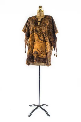 African Bogolan Cotton Fabric, Handmade Tunic