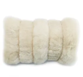 Alpaca Stripe Pillow Crema