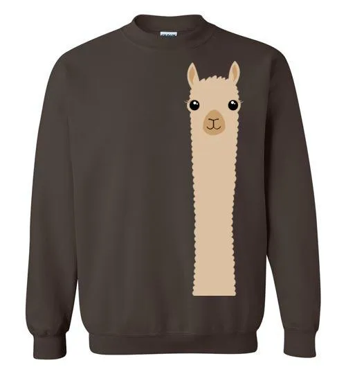 Alpaca Watching Gildan Sweatshirt