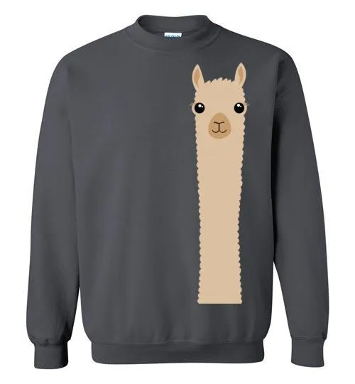 Alpaca Watching Gildan Sweatshirt