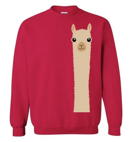 Alpaca Watching Gildan Sweatshirt