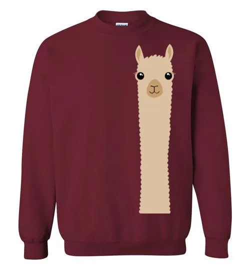 Alpaca Watching Gildan Sweatshirt