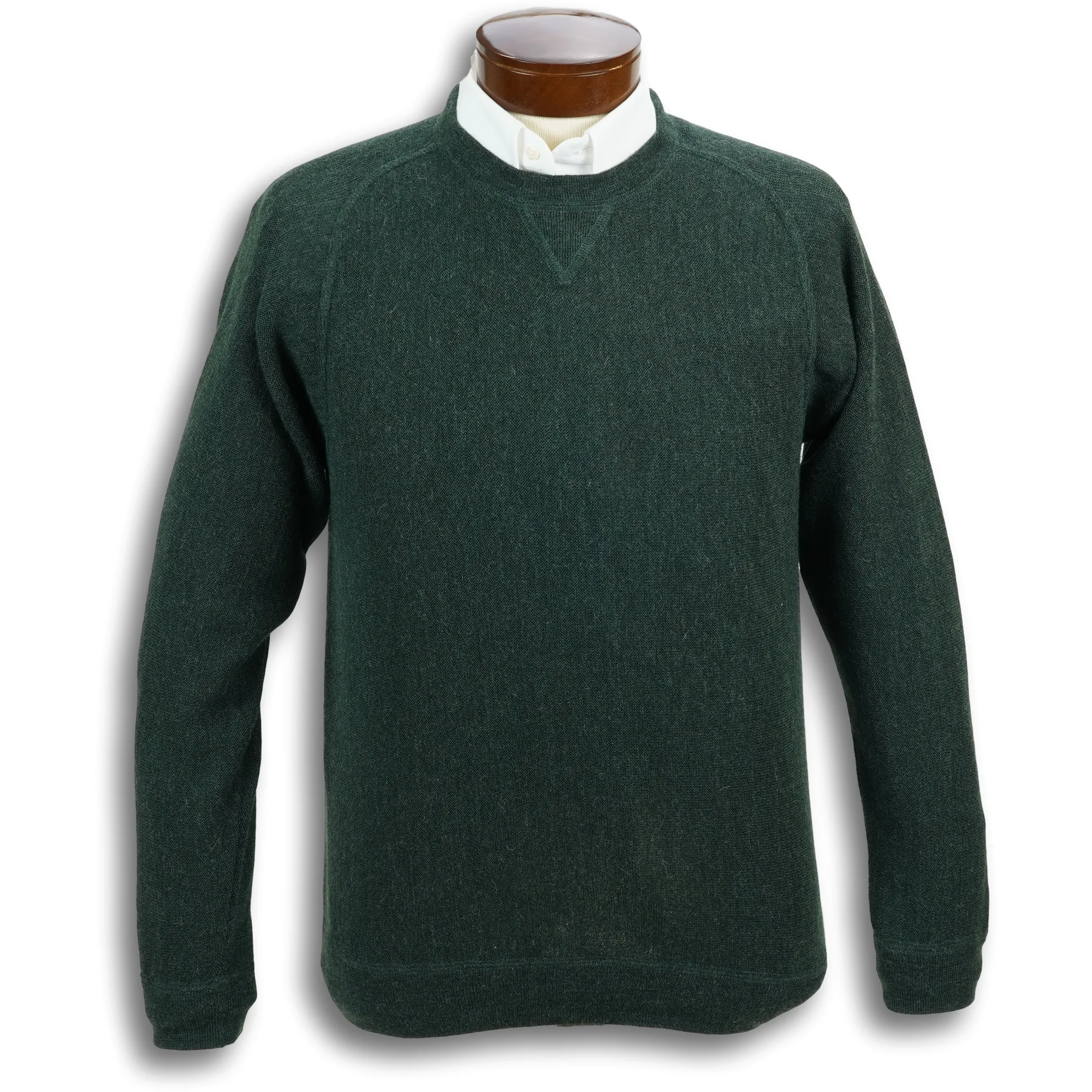 Baby Alpaca Crew Neck Jersey Sweater