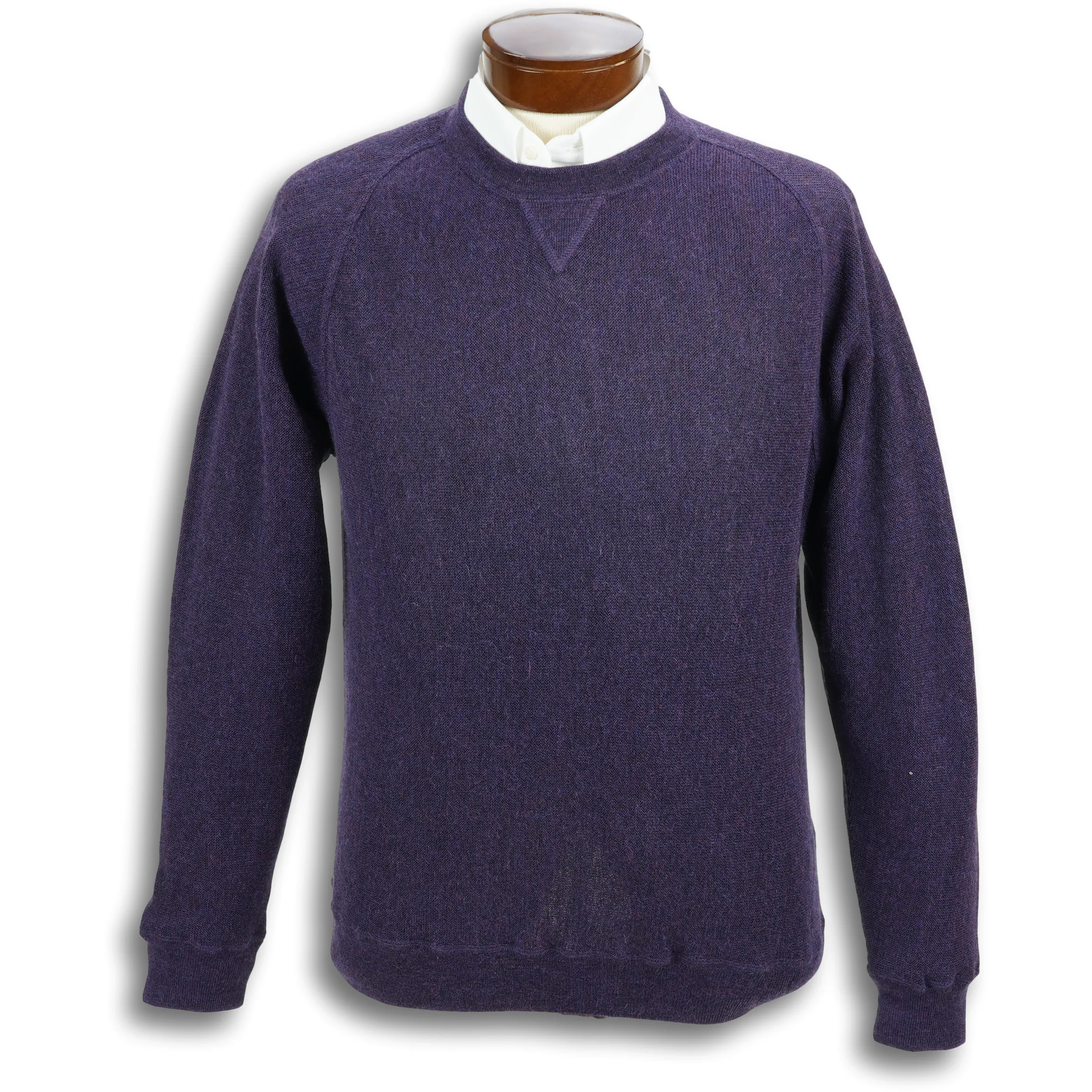 Baby Alpaca Crew Neck Jersey Sweater