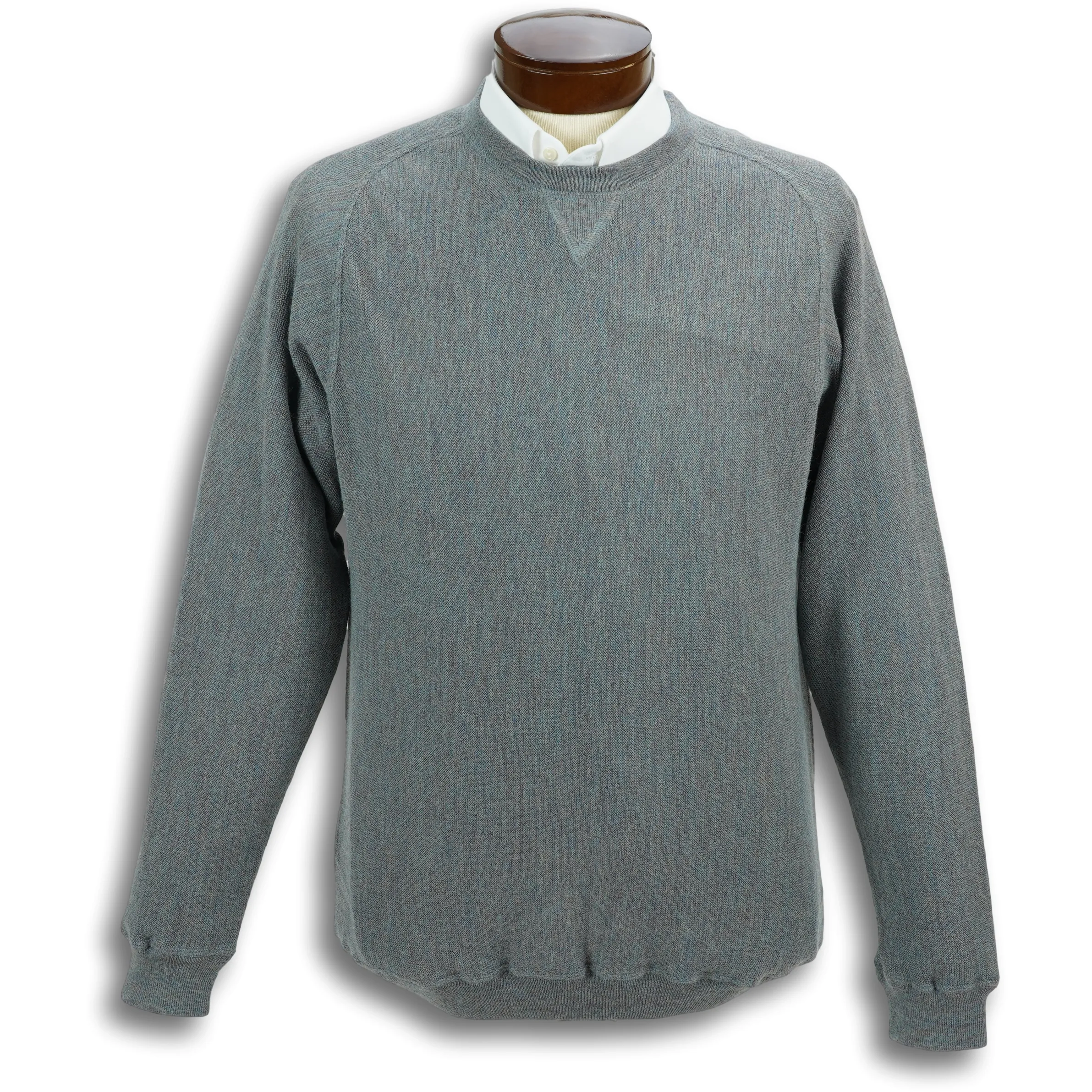 Baby Alpaca Crew Neck Jersey Sweater