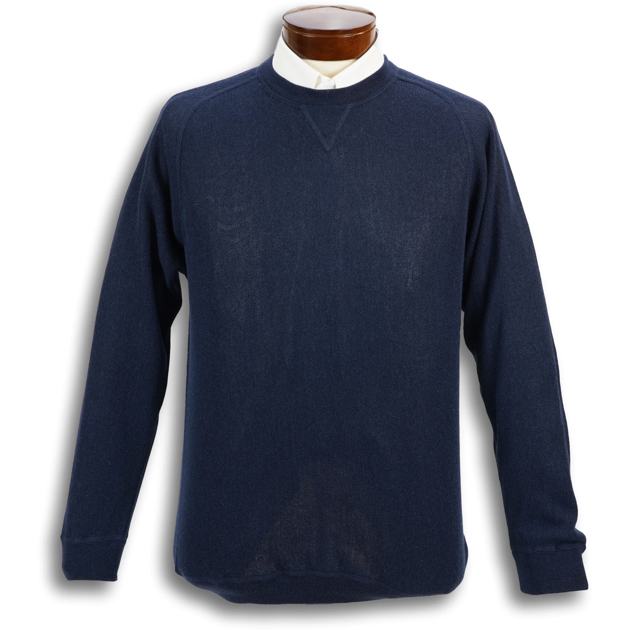 Baby Alpaca Crew Neck Jersey Sweater