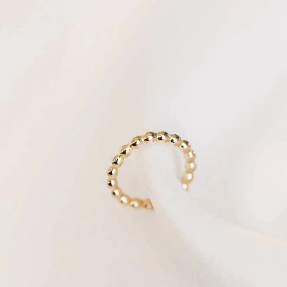 Beaded Ear Cuff Earrings - No Pierce Earrings, Hypoallergenic 14k Gold Filled