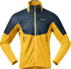 Bergans Men&#x27;s Senja Midlayer Jacket  Light Golden Yellow/Orion Blue | Buy Bergans Men&#x27;s Senja Midlayer Jacket  Light Golden Yellow/Orion Blue here | Outnorth