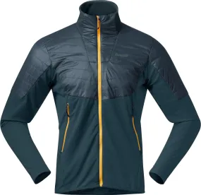 Bergans Men&#x27;s Senja Midlayer Jacket  Orion Blue/Light Golden Yellow | Buy Bergans Men&#x27;s Senja Midlayer Jacket  Orion Blue/Light Golden Yellow here | Outnorth