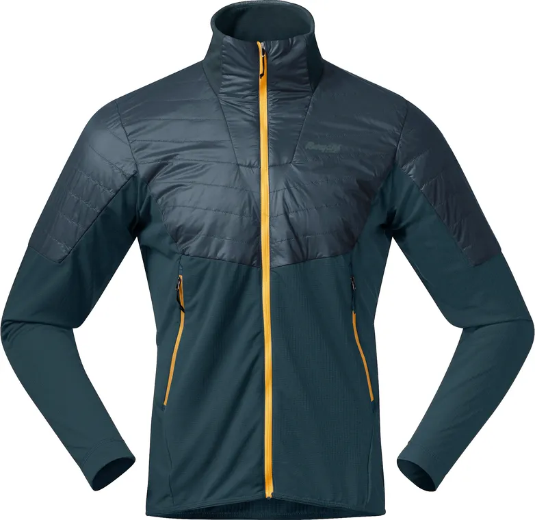 Bergans Men&#x27;s Senja Midlayer Jacket  Orion Blue/Light Golden Yellow | Buy Bergans Men&#x27;s Senja Midlayer Jacket  Orion Blue/Light Golden Yellow here | Outnorth