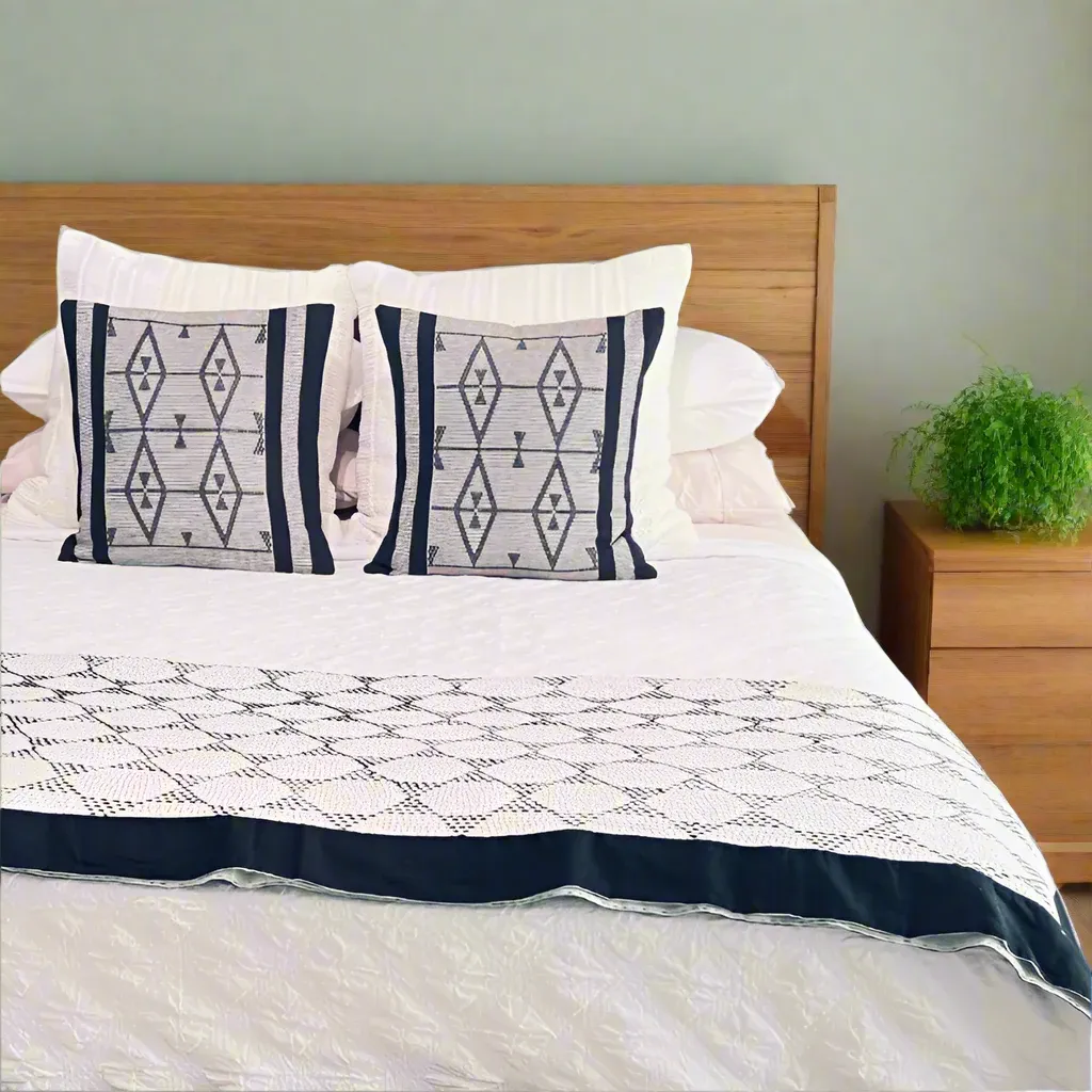 Black Rock Pillow Cover