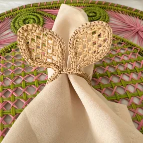 Bunny Ears Napkin Ring - Made of Iraca Palm