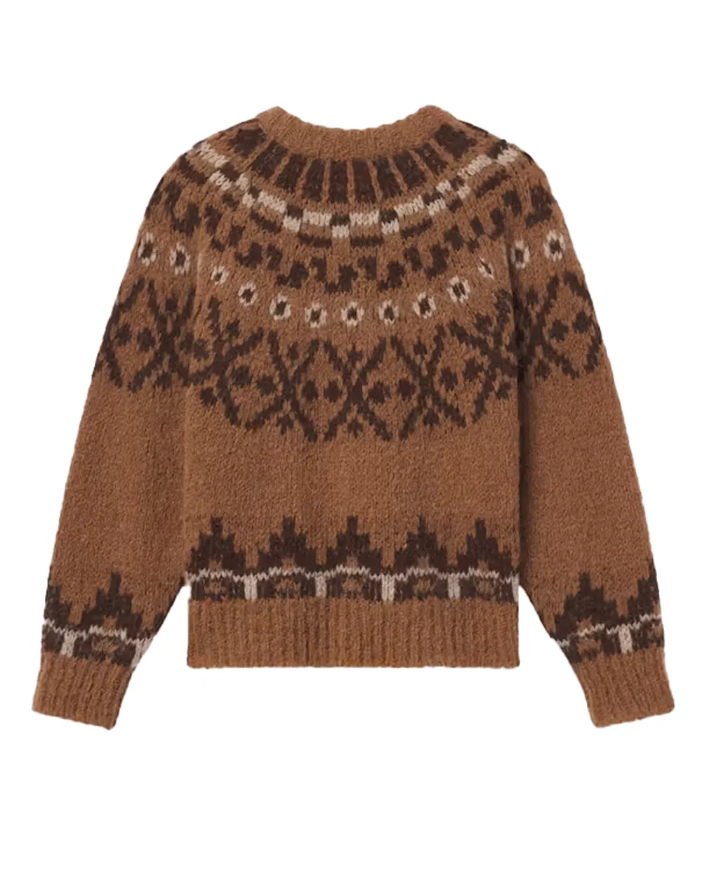 Camel Multi Fair Isle Sweater