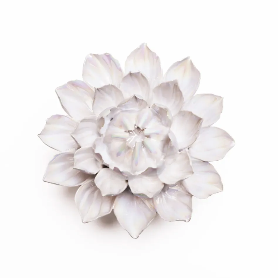 Ceramic Bloom: Pearl Dahlia