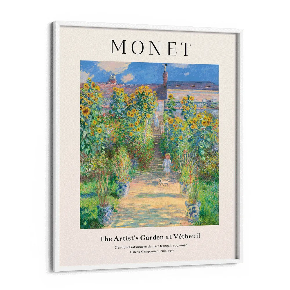 Claude Monet- Garden At Vétheuil