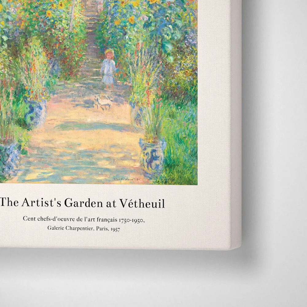 Claude Monet- Garden At Vétheuil