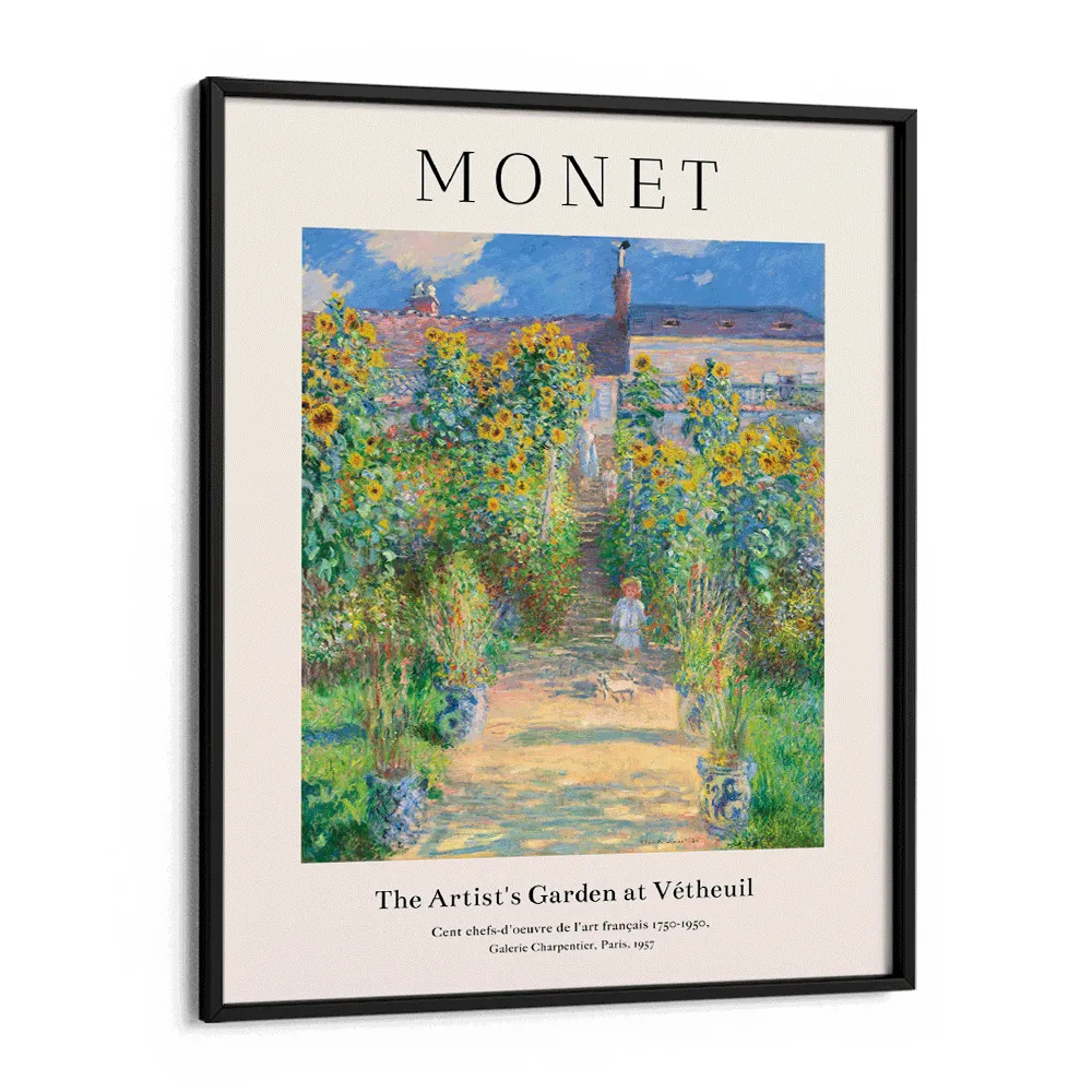 Claude Monet- Garden At Vétheuil
