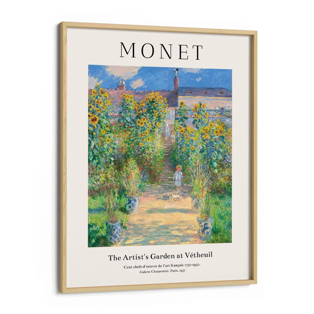 Claude Monet- Garden At Vétheuil
