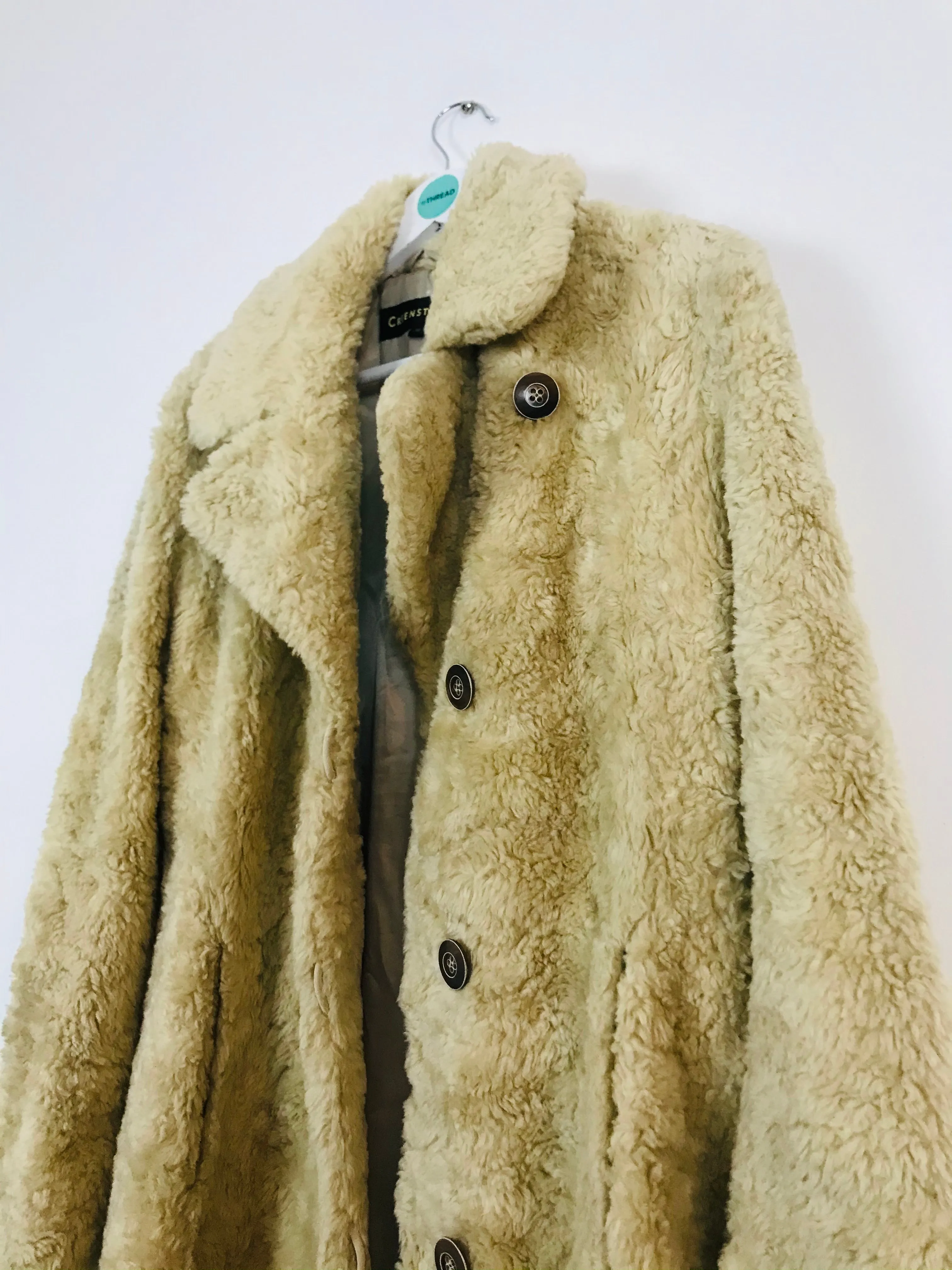 Creenstone Women’s Faux Fur Teddy Jacket | 38 UK10 | Brown