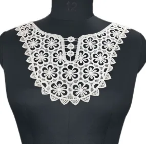 Daisies Flower Design Dyeable Neckline