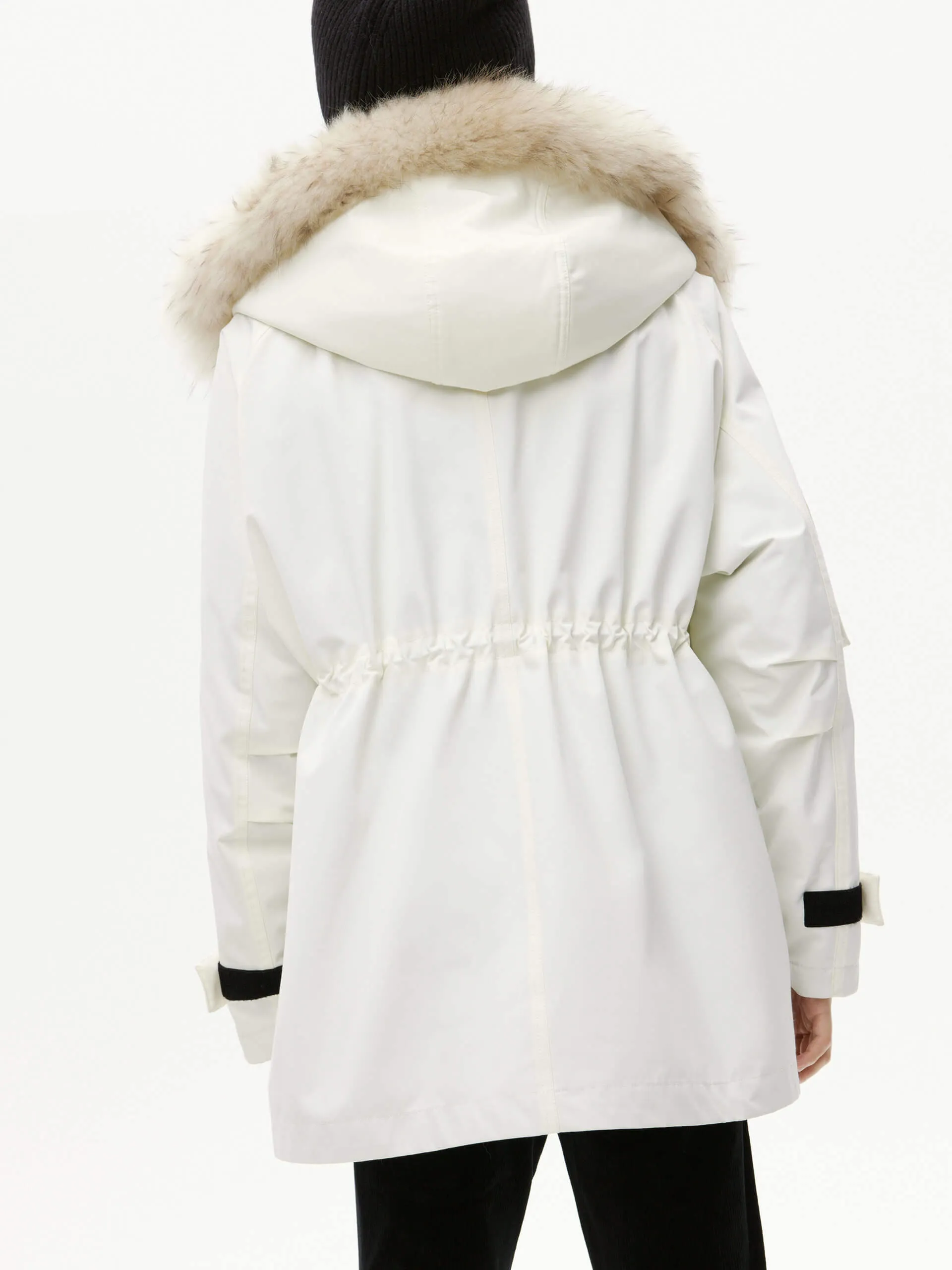 Detachable Hooded Mid Down Jacket