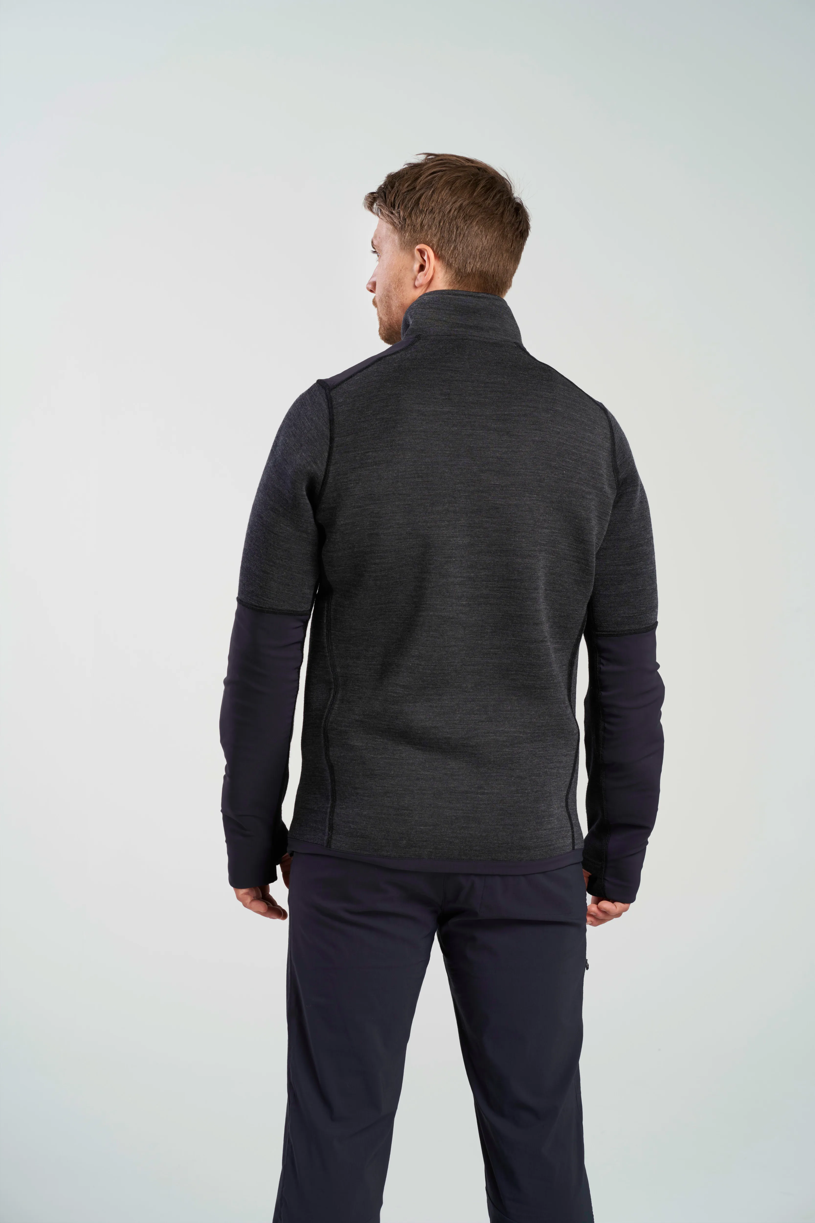 Devold Men&#x27;s Tinden Hybrid Merino Jacket Anthracite | Buy Devold Men&#x27;s Tinden Hybrid Merino Jacket Anthracite here | Outnorth