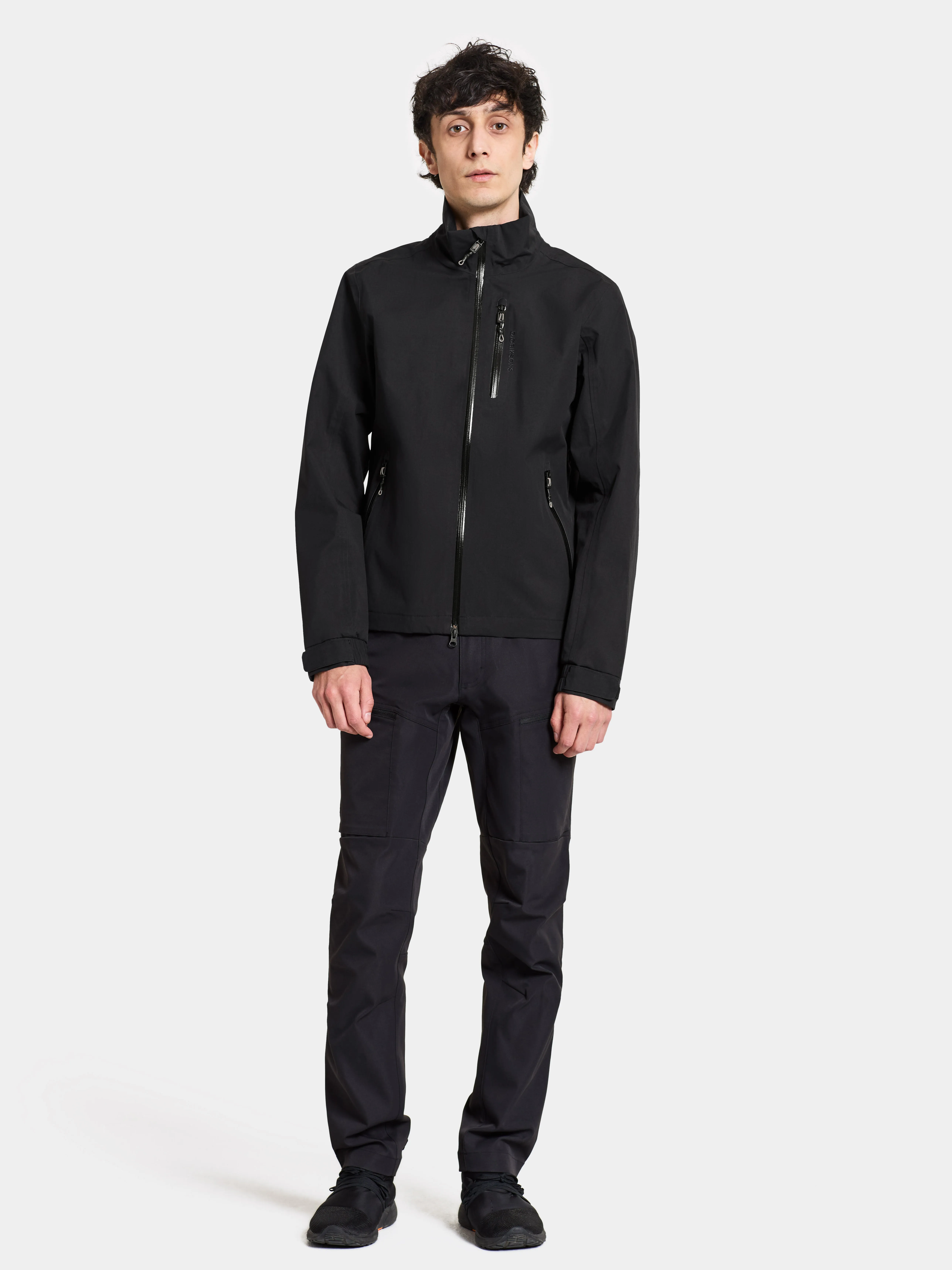 Didriksons Men&#x27;s Njord Jacket Black | Buy Didriksons Men&#x27;s Njord Jacket Black here | Outnorth