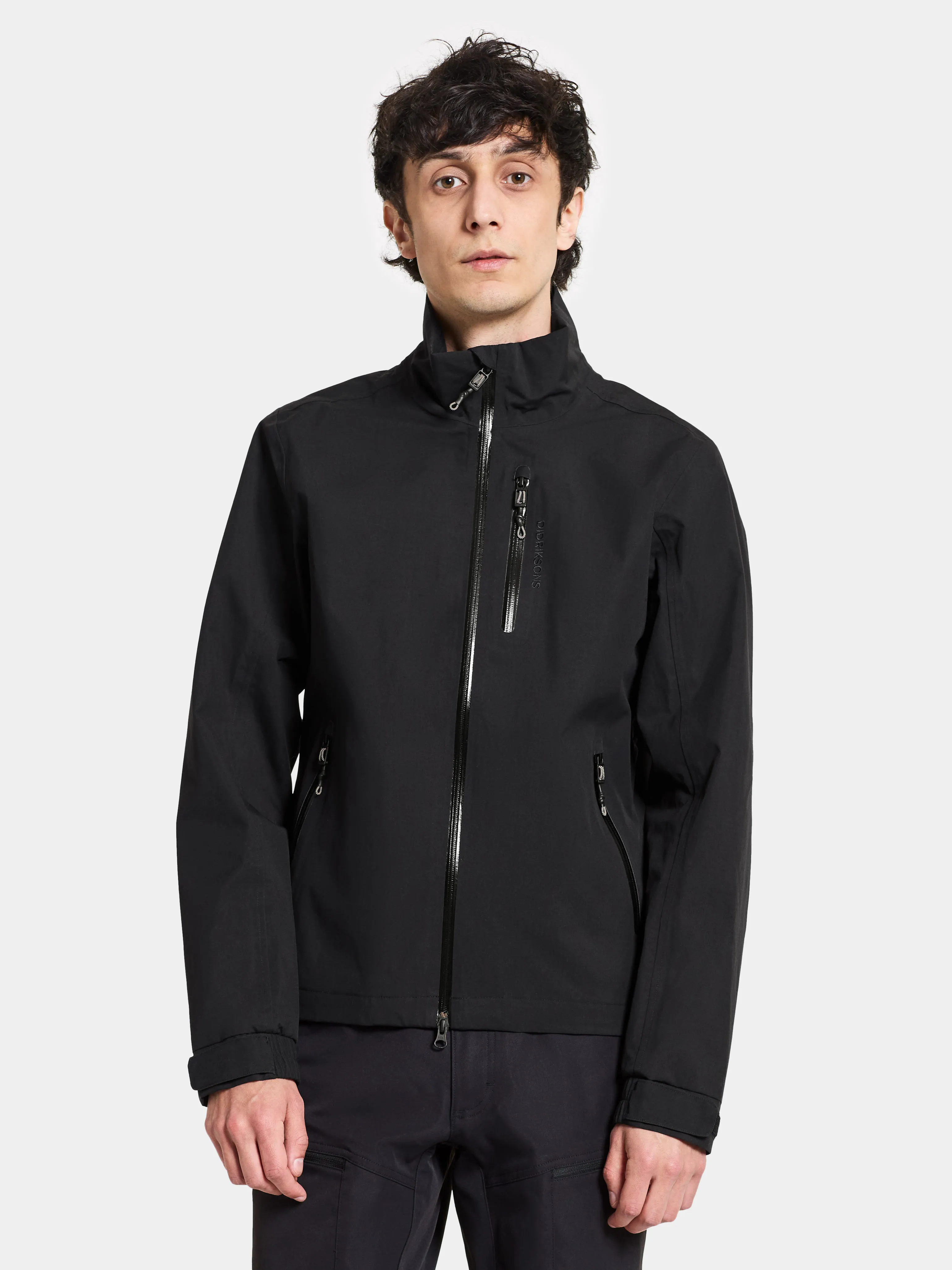 Didriksons Men&#x27;s Njord Jacket Black | Buy Didriksons Men&#x27;s Njord Jacket Black here | Outnorth