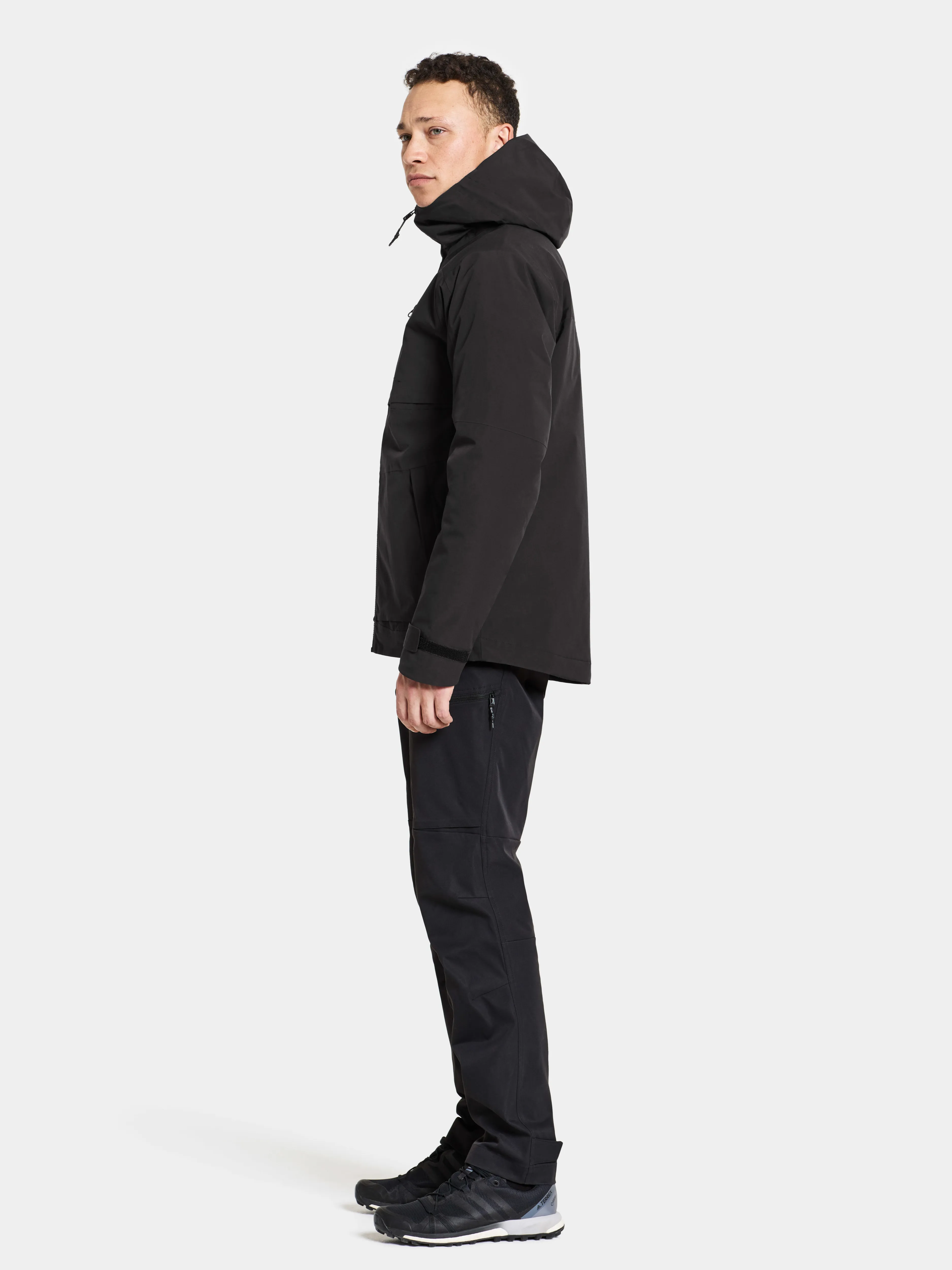 Didriksons Men&#x27;s Povel Jacket 2 Black | Buy Didriksons Men&#x27;s Povel Jacket 2 Black here | Outnorth