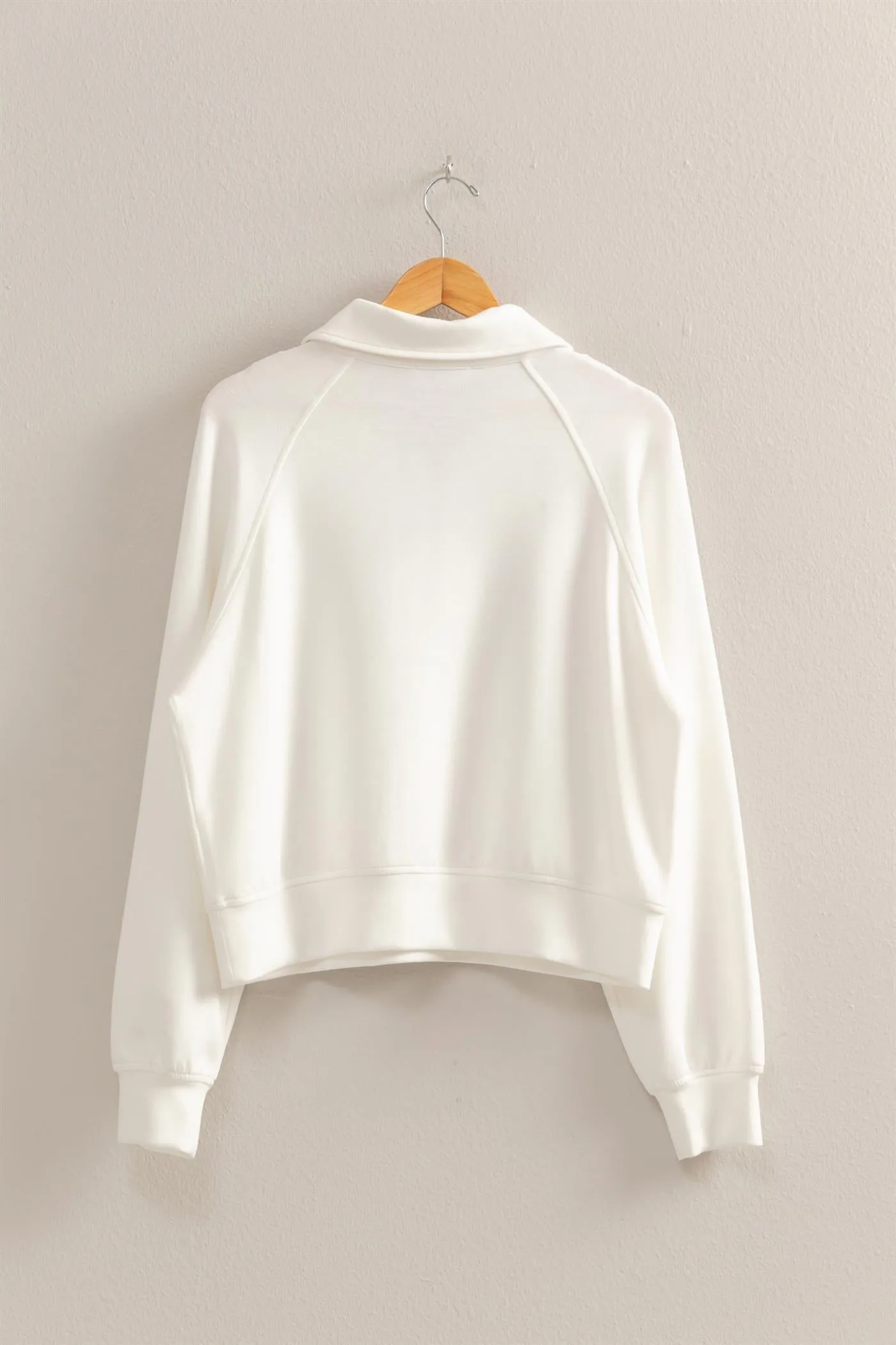 DZ25C724-High Neck Half Zip Pocket Sweatshirt