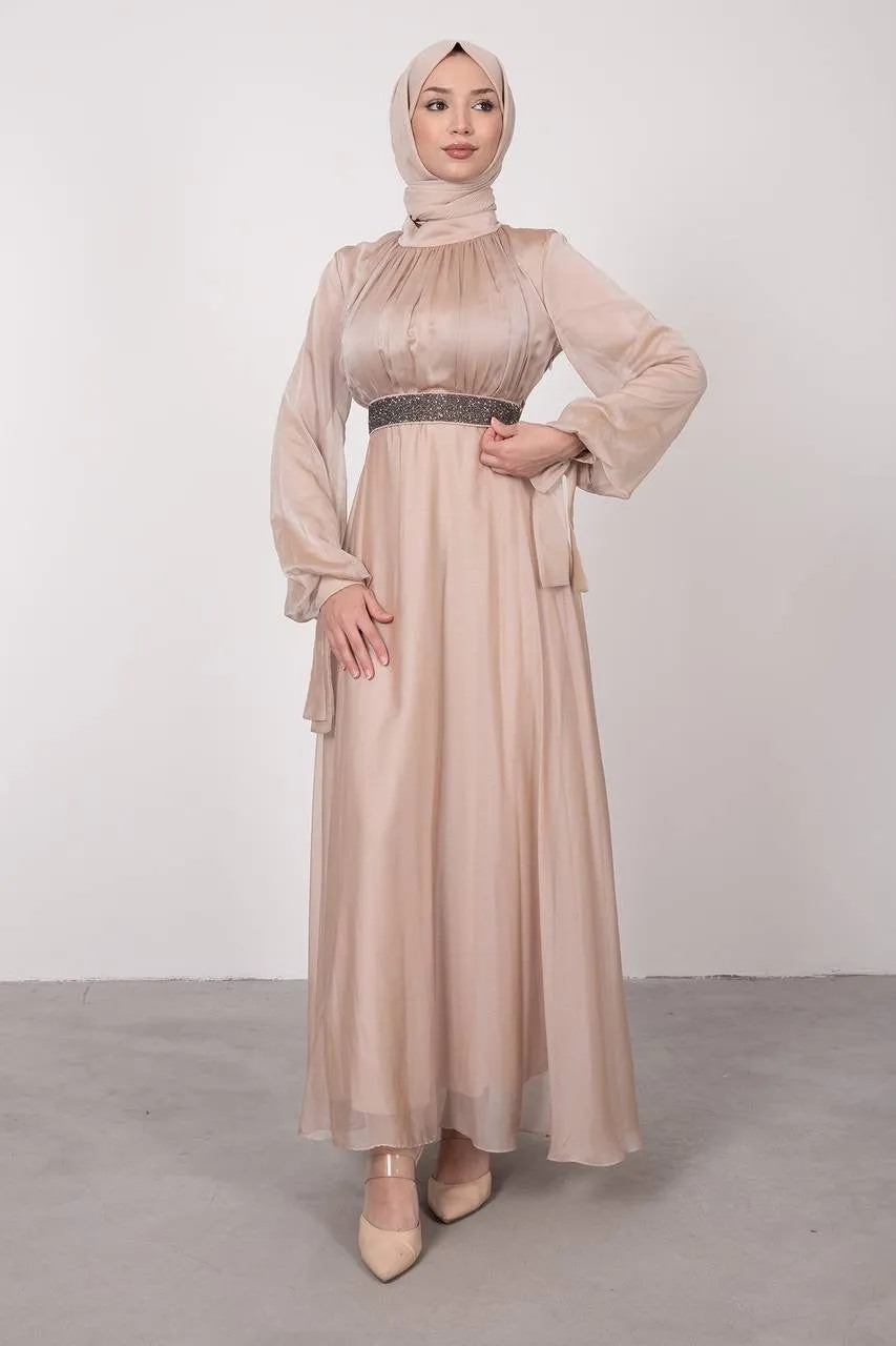 Evening Dress - Modest - Black || S23