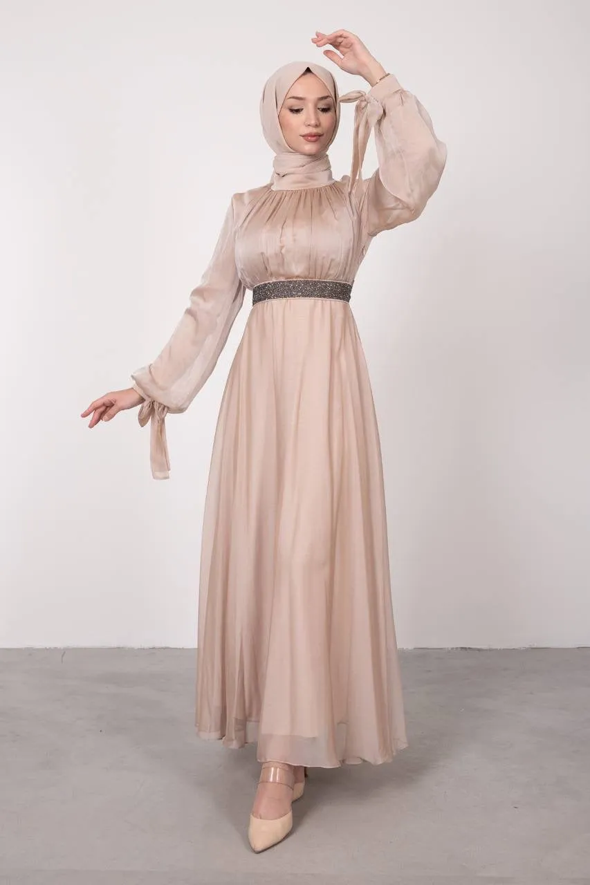 Evening Dress - Modest - Black || S23