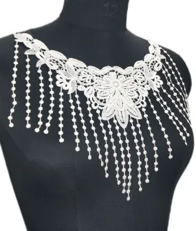 Fringe Floral Style Neckline