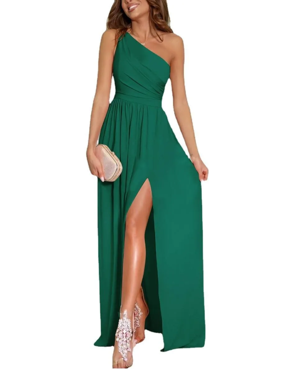 Funki Buys | Dresses | Women's Off Shoulder Split Party Dress