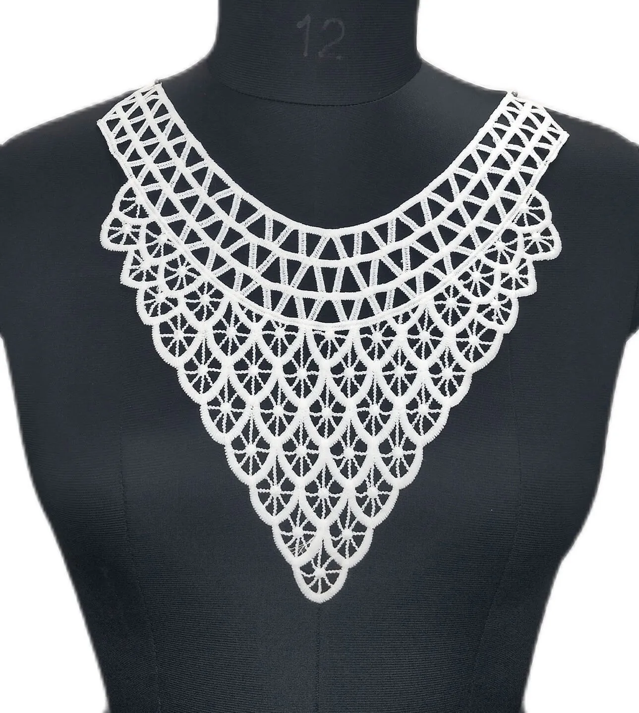 Grape Desig White Neckline